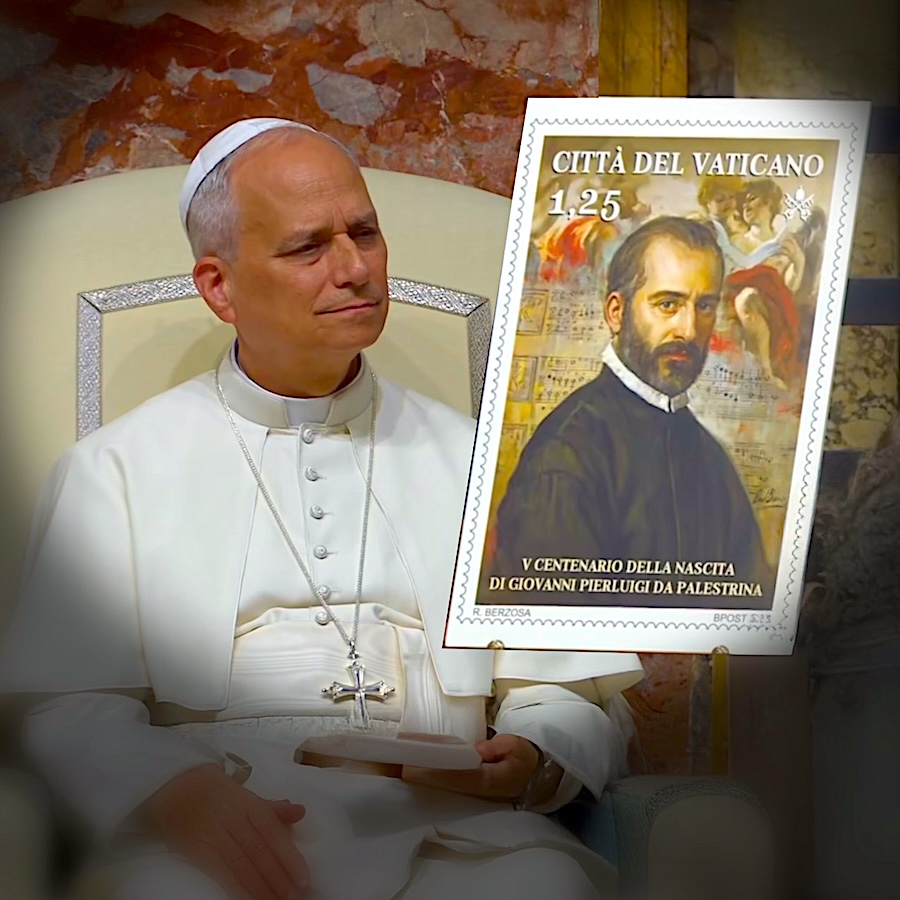 Pope Leo XIV pays tribute to Palestrina